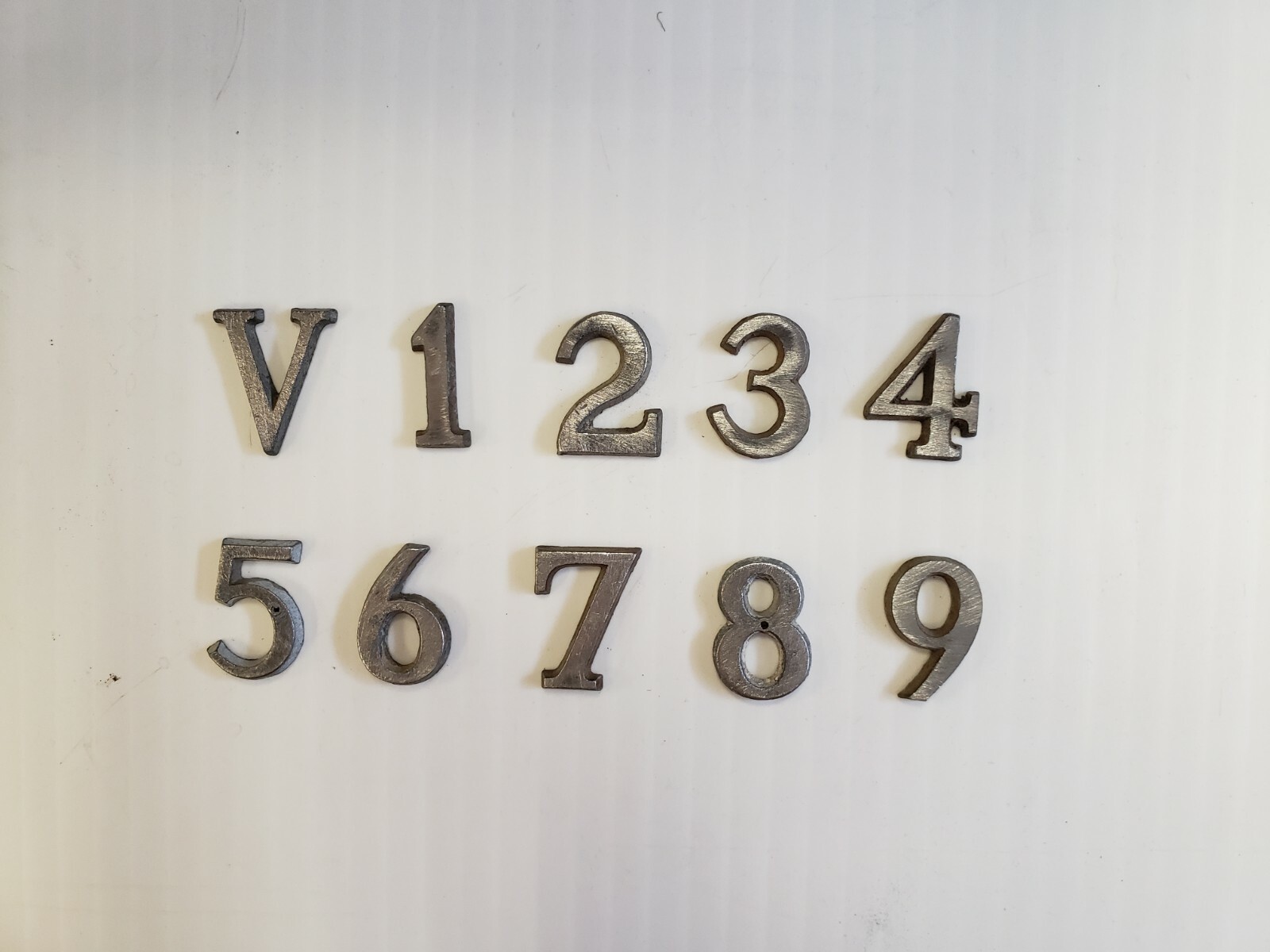 Metal Letters and Numbers 3/4 inch long Roman Font price per letter*