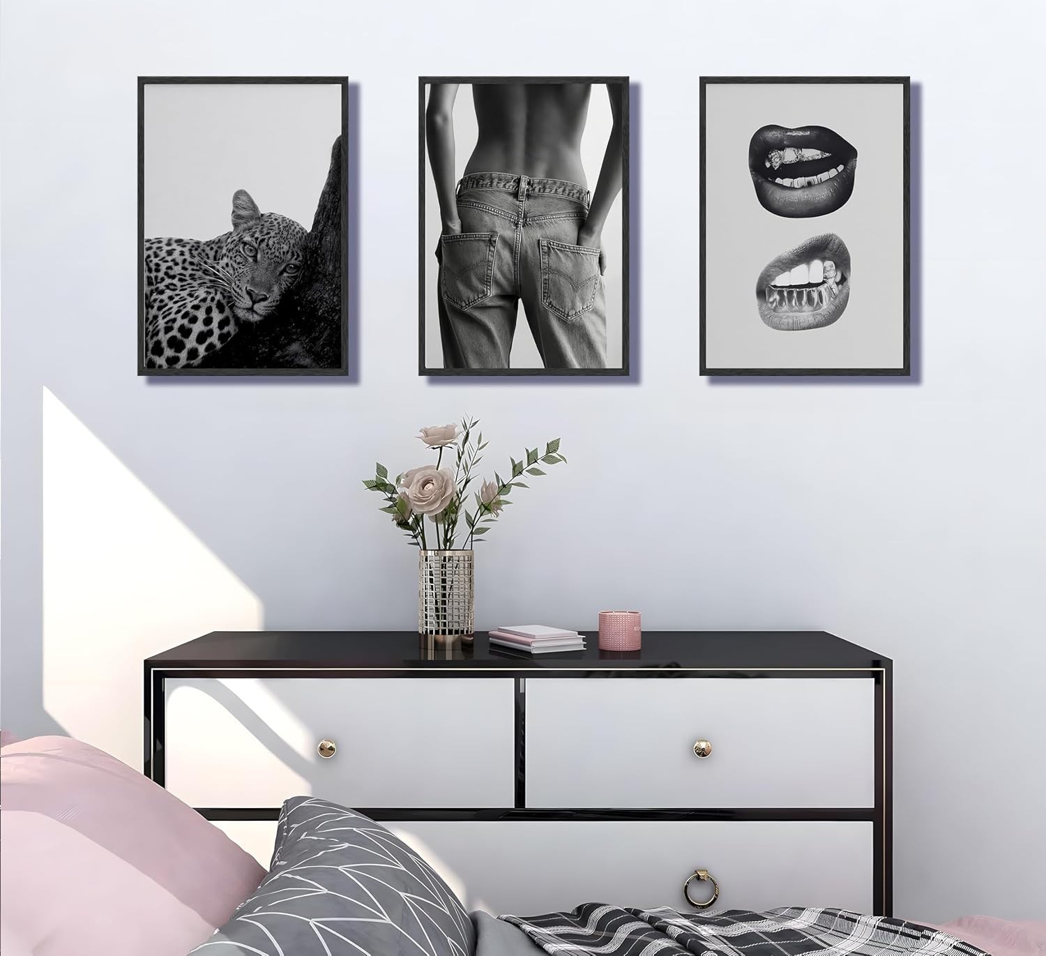 High-Quality Leopard-Themed Canvas Art Set – Perfect for Bedrooms & Living Rooms