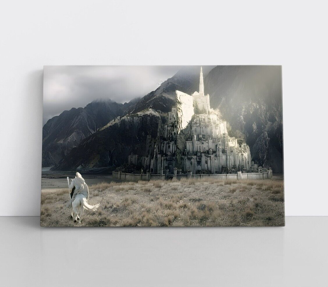 The Lord Of The Rings LOTR Canvas Wall Art Print | Gandalf Shadowfax Tolkien
