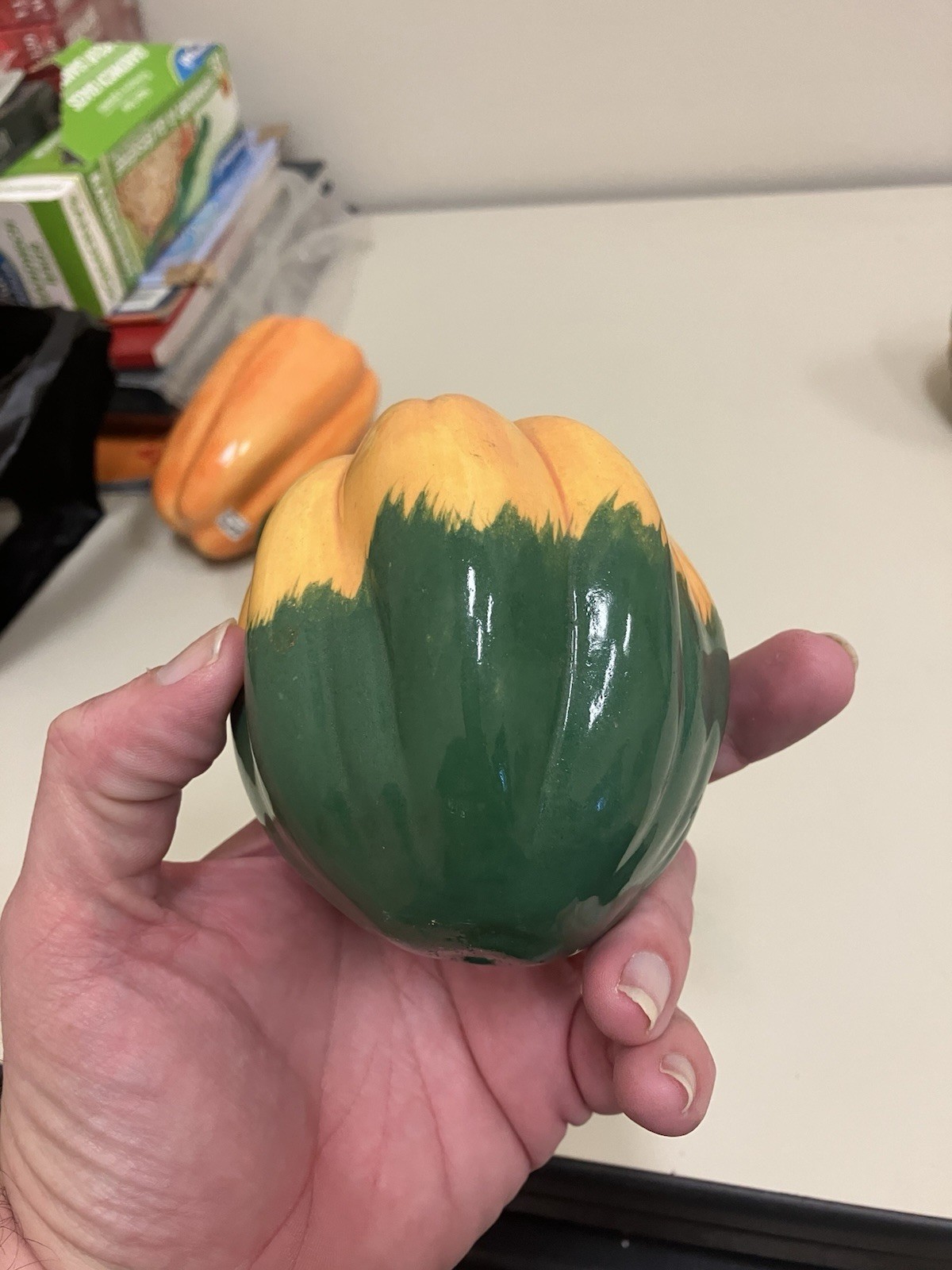 Vintage Art Glass Vegetables 5 Pieces Made In The Philippines