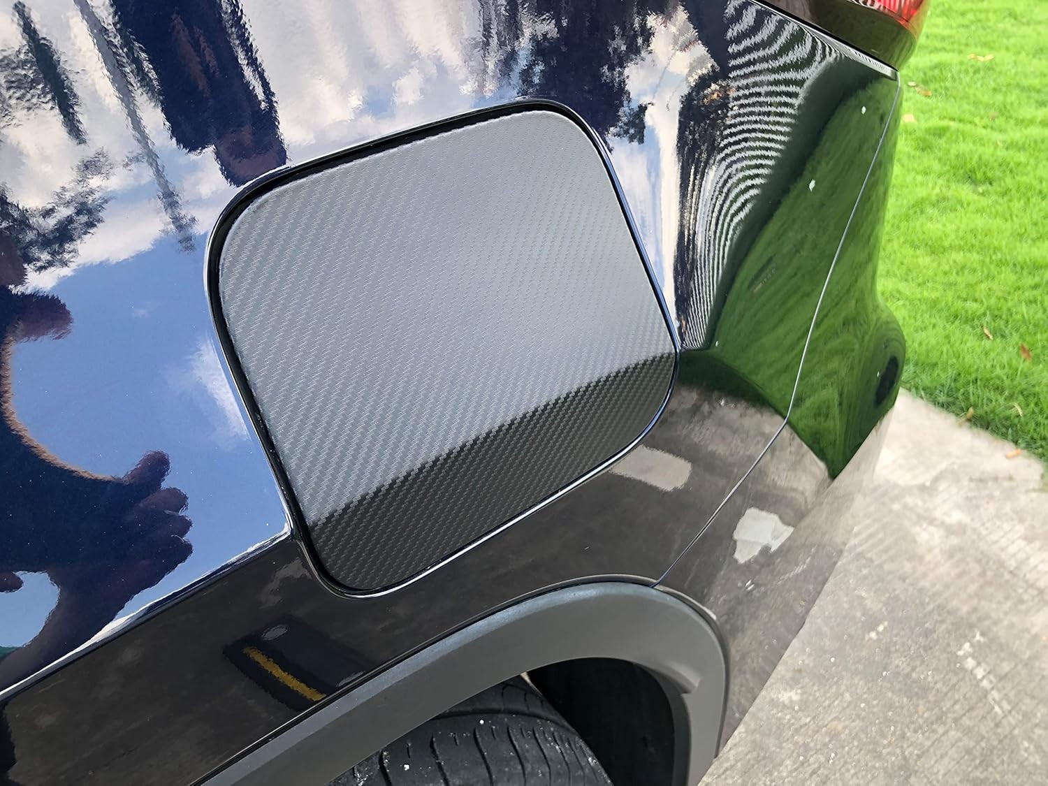 3D Black Carbon Fiber Vinyl Wrap Roll with Air Release – Outdoor Rated for Au…