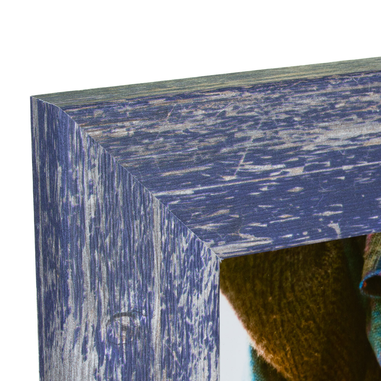 American Barn, 2″ Blue Faux Barnwood Picture Frame, Common Sizes 4×5 – 24×36