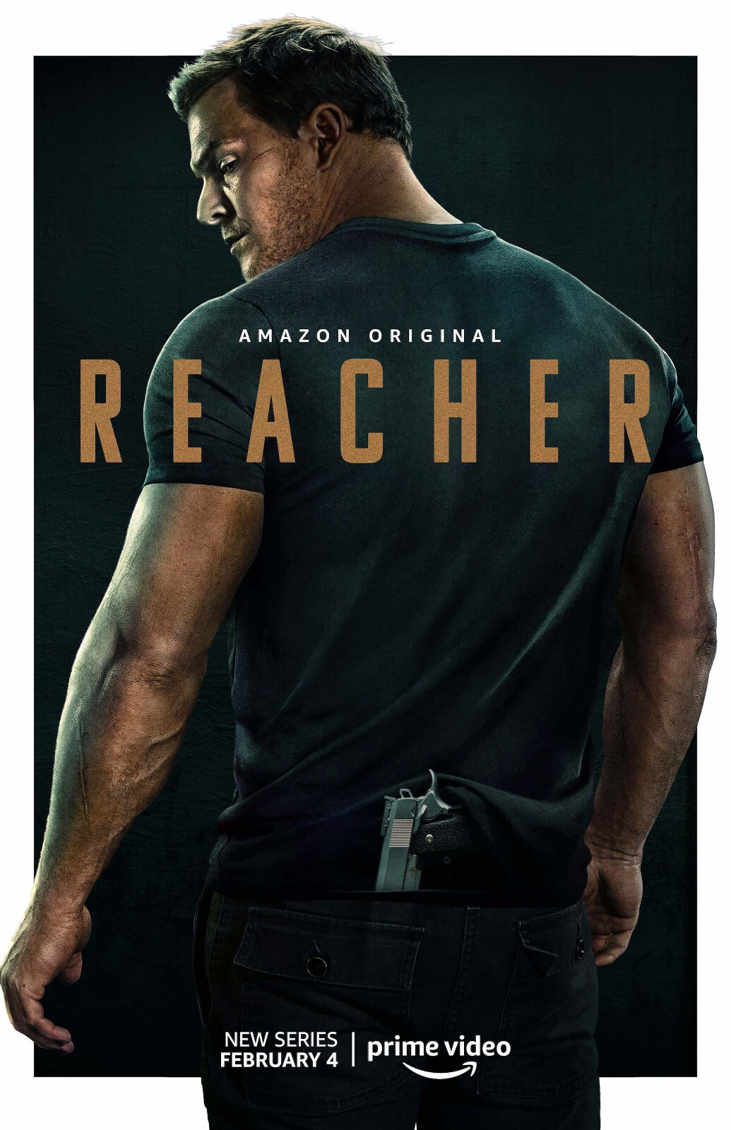BB2979 Reacher Show By Nick Santora 2022 Bordered Movie Poster 11×17