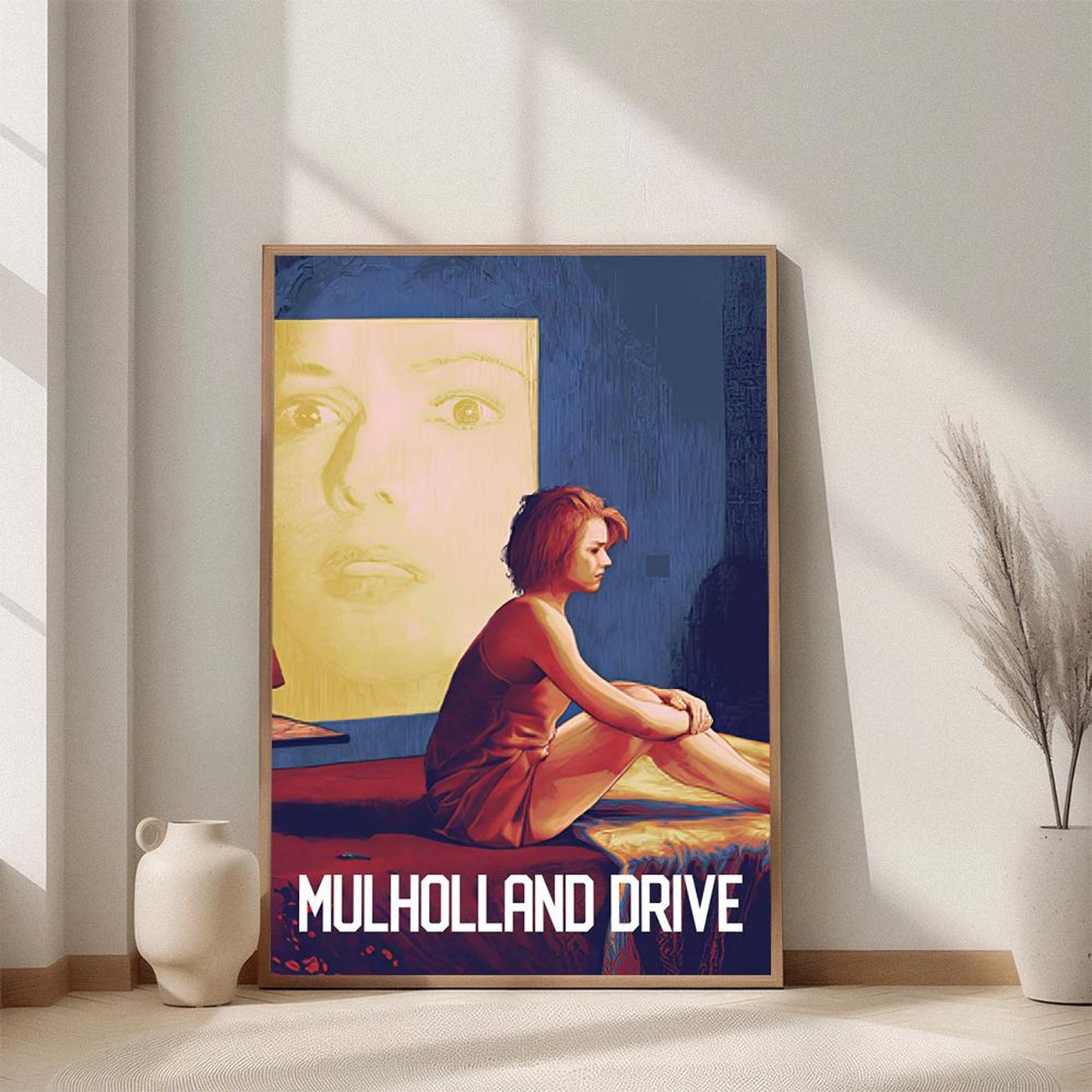Mulholland Drive Movie Poster Print – David Lynch Neo-Noir Film Wall Art