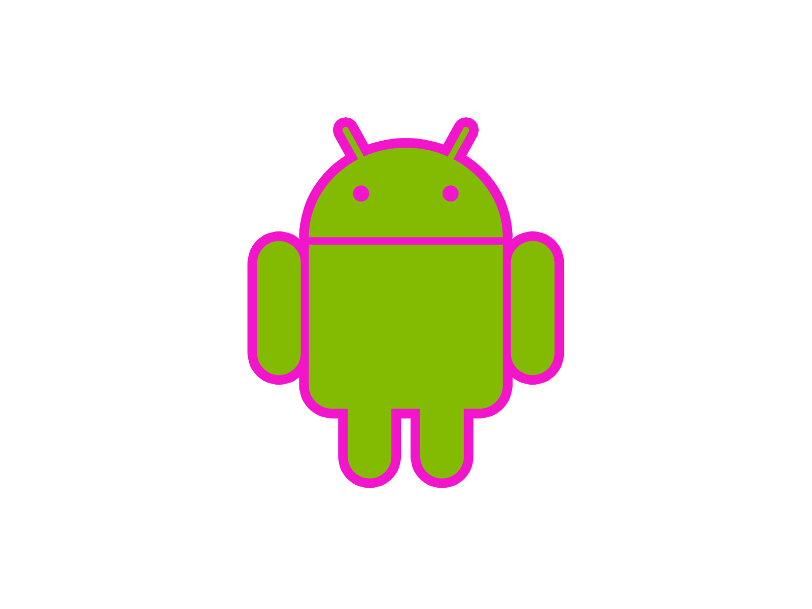 Android mascot robot vinyl sticker decal – many sizes and colors available