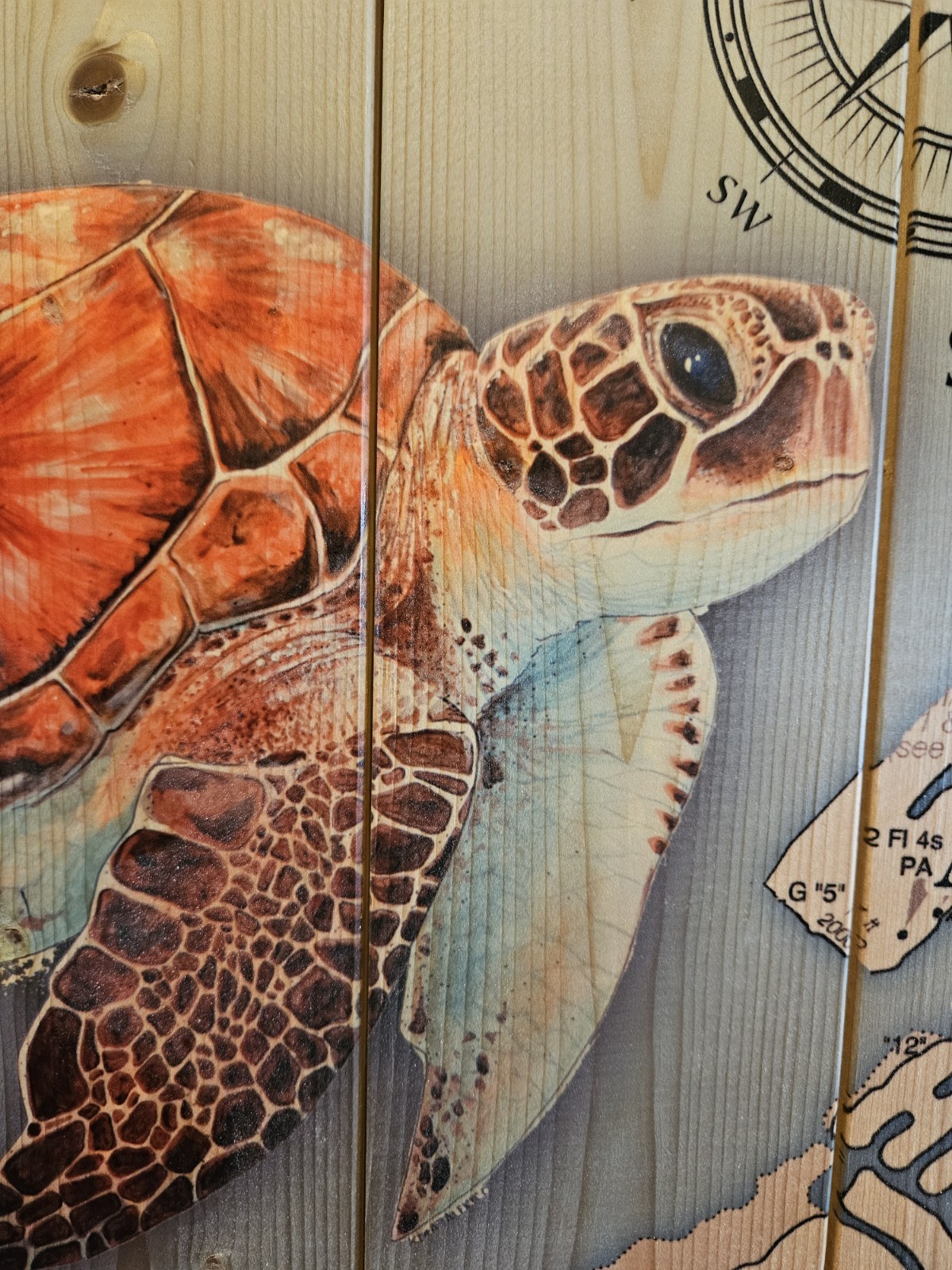 Salt Life Wooden Wall Art Sign-Apollo Beach Map Wall Art By Map Mom