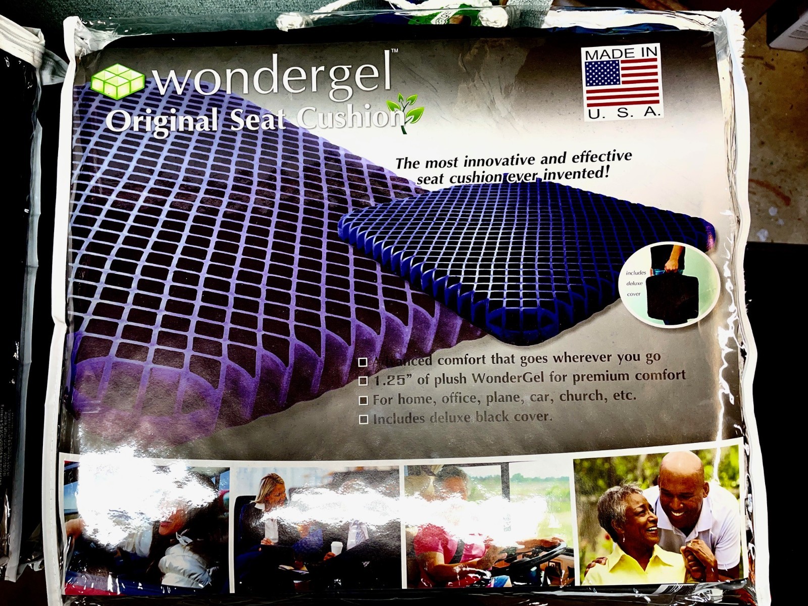 WonderGel Original 1.25″ Seat Cushion (NOS, Sealed)