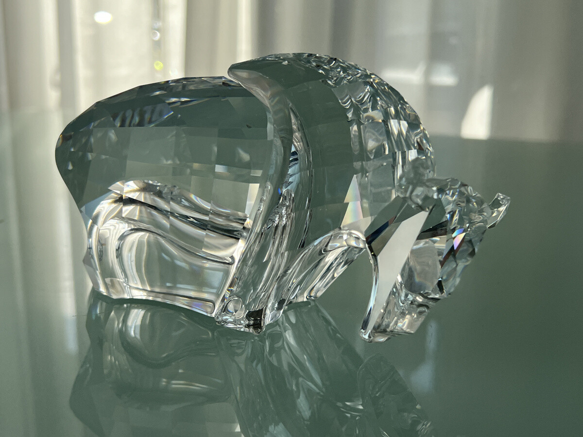 Swarovski Figurine 624598 Symbol Buffalo 17cm Excellent Condition