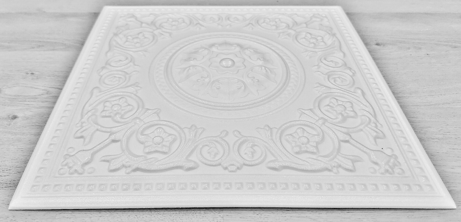 BEST SELLER, Ceiling Tiles, GLUE UP, 20″ x 20″, FOAM, MAJESTY White