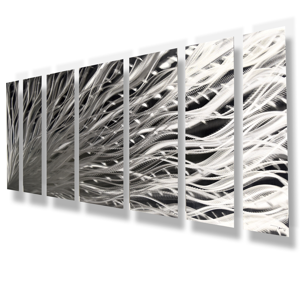 Modern Contemporary Abstract Metal Wall Art Painting Panels Decor – Brian Jones