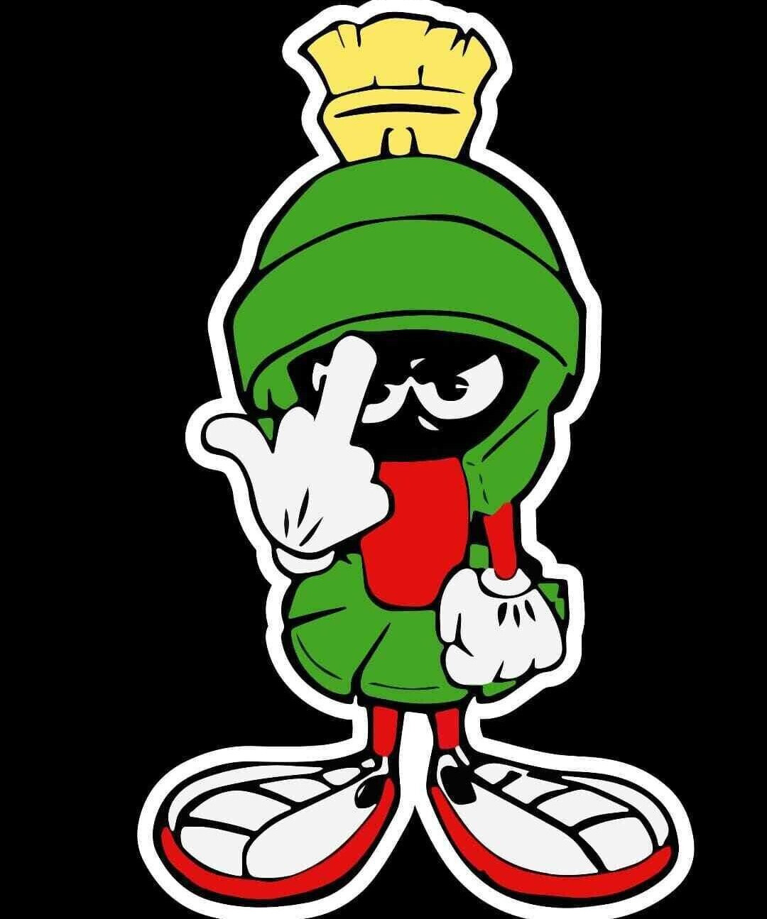 Marvin The Martian Sticker Decal