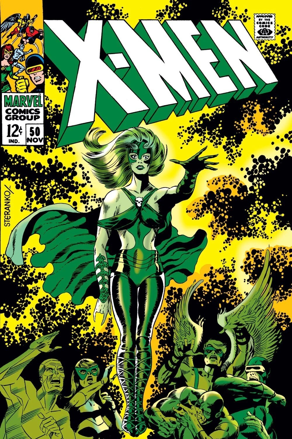 THE X-MEN #50 COMIC BOOK COVER Poster print 11″x17″ home decor