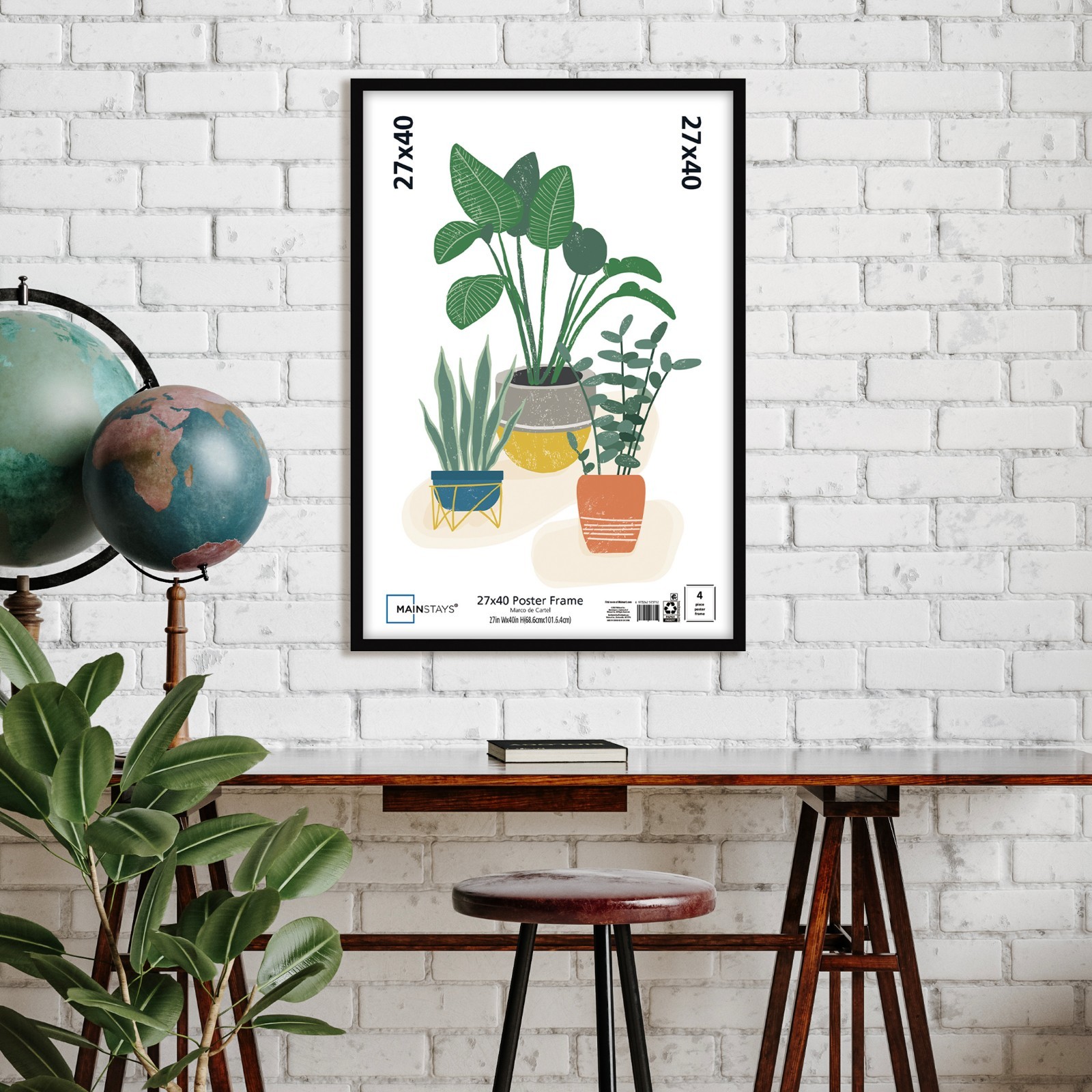 Mainstays 27” x 40” Black Basic Poster Frame