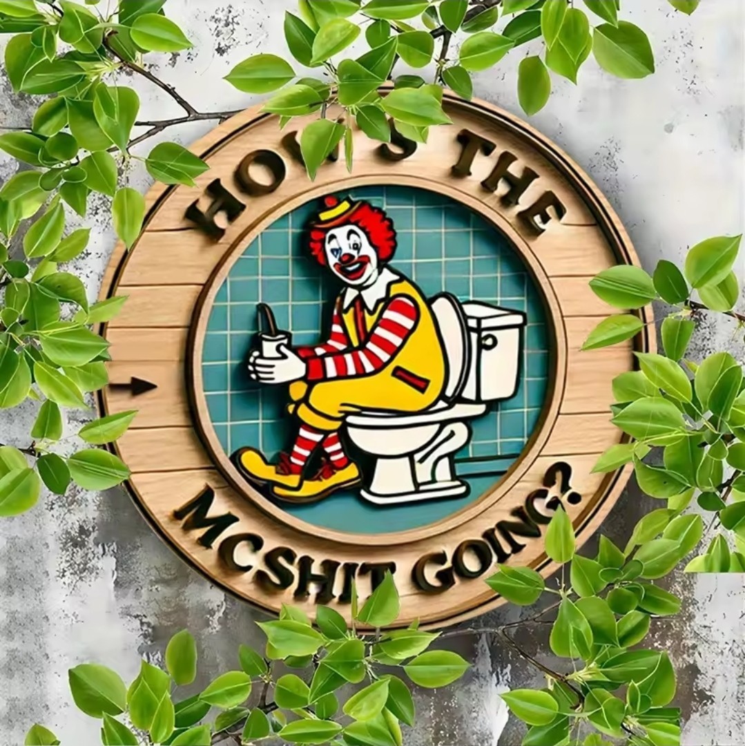 Funny Metal Signage 8″ x 8″ Novelty Humor Sign