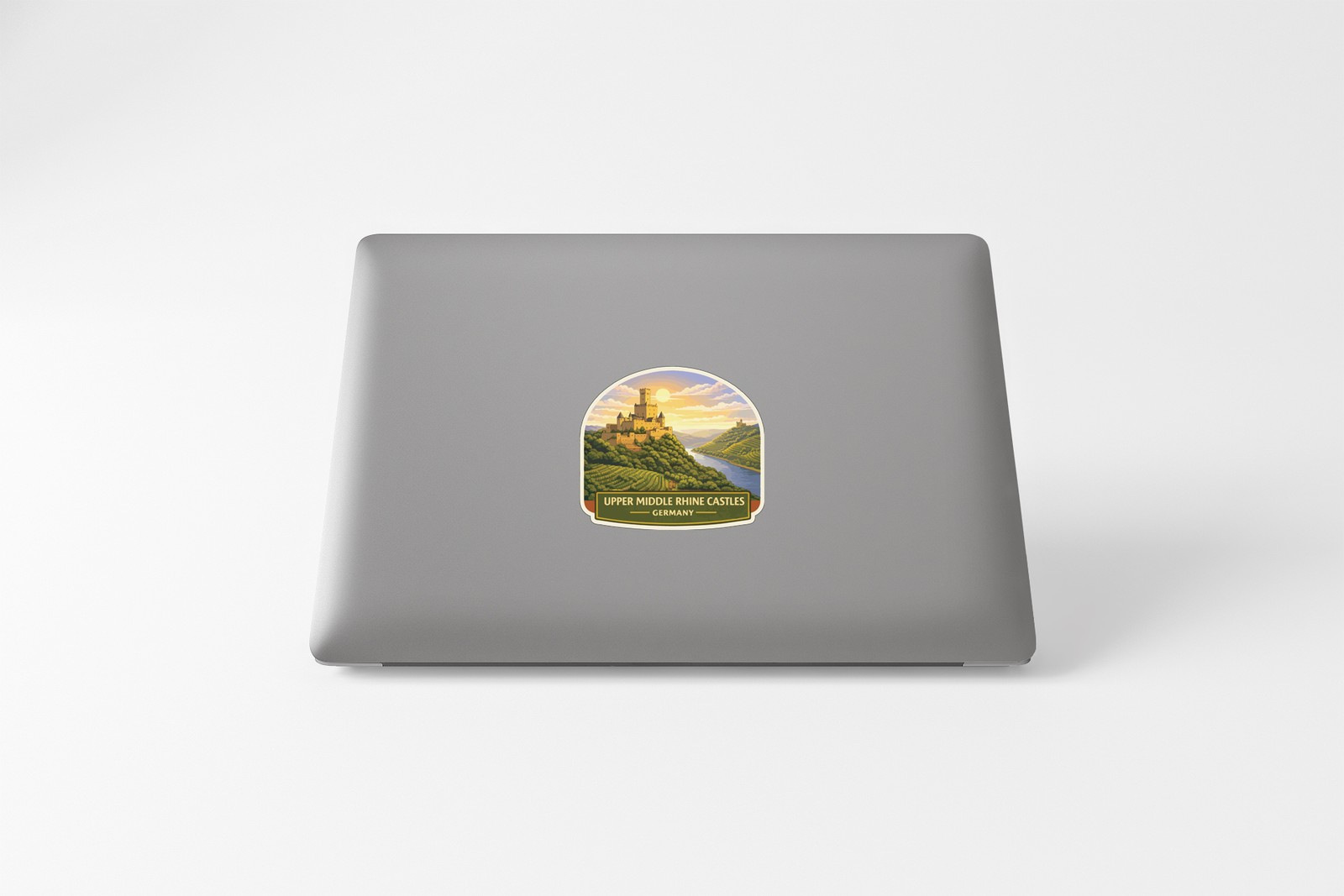 Upper Middle Rhine Castles Germany Sticker Decal Vinyl Die-Cut World Heritage