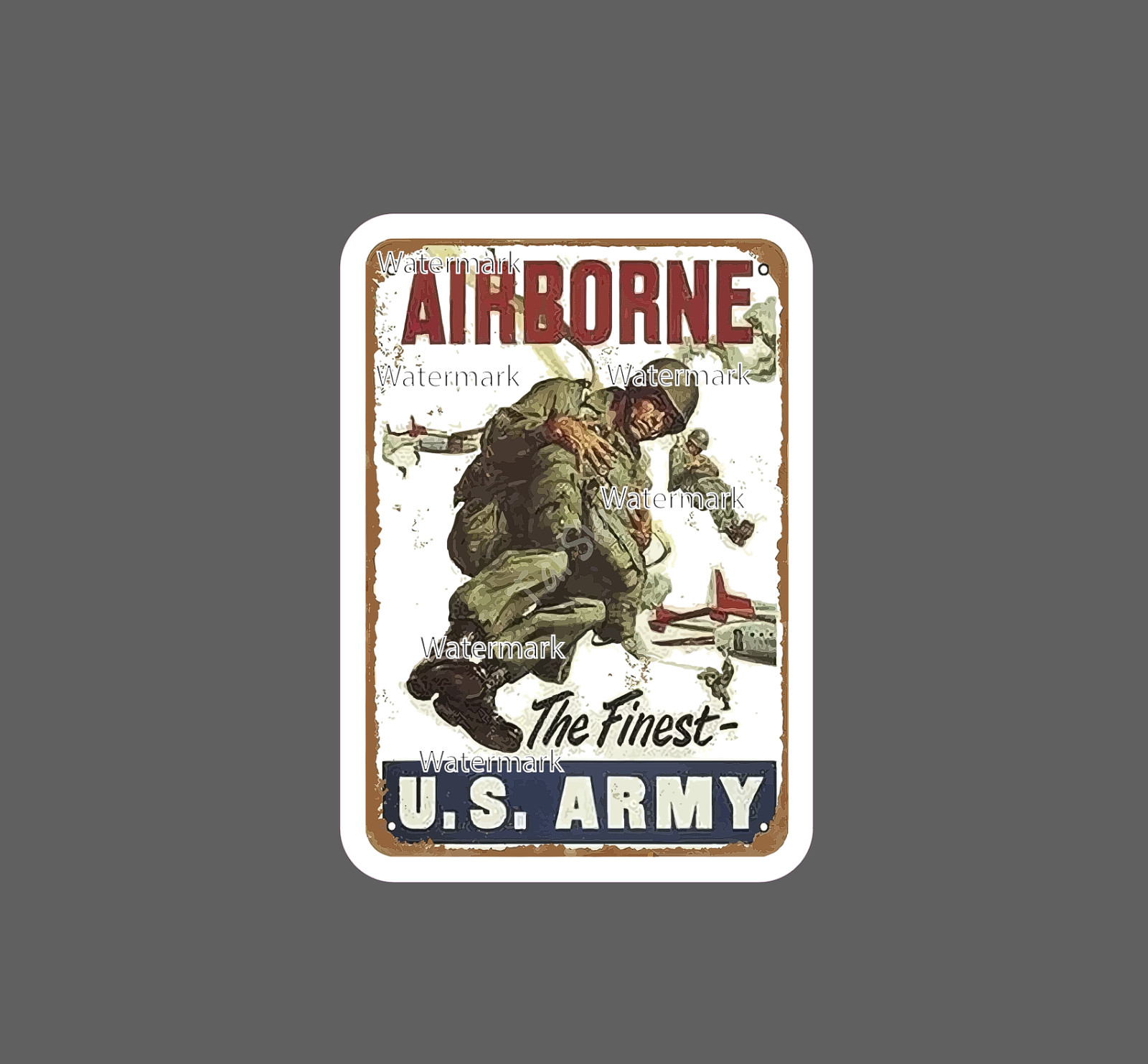 Airborne Sticker U.S Army Waterproof NEW – Buy Any 4 For $1.75 EACH Storewide!