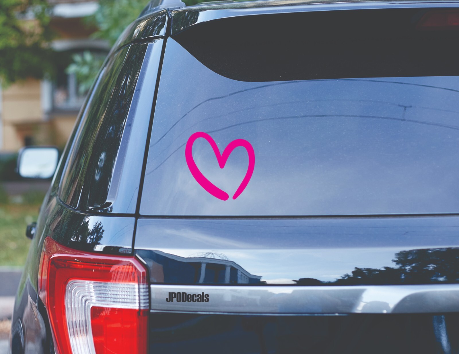 Heart Decal – Hand Drawn Style #1 Die Cut Vinyl Decal Graphic Transfer Sticker