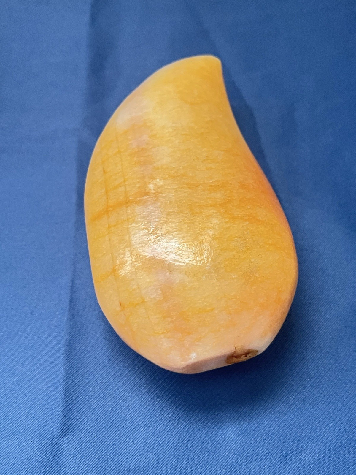 Vintage Alabaster Fruit Marble Stone Decorative Set of 7 Papaya Apple Lime Pear
