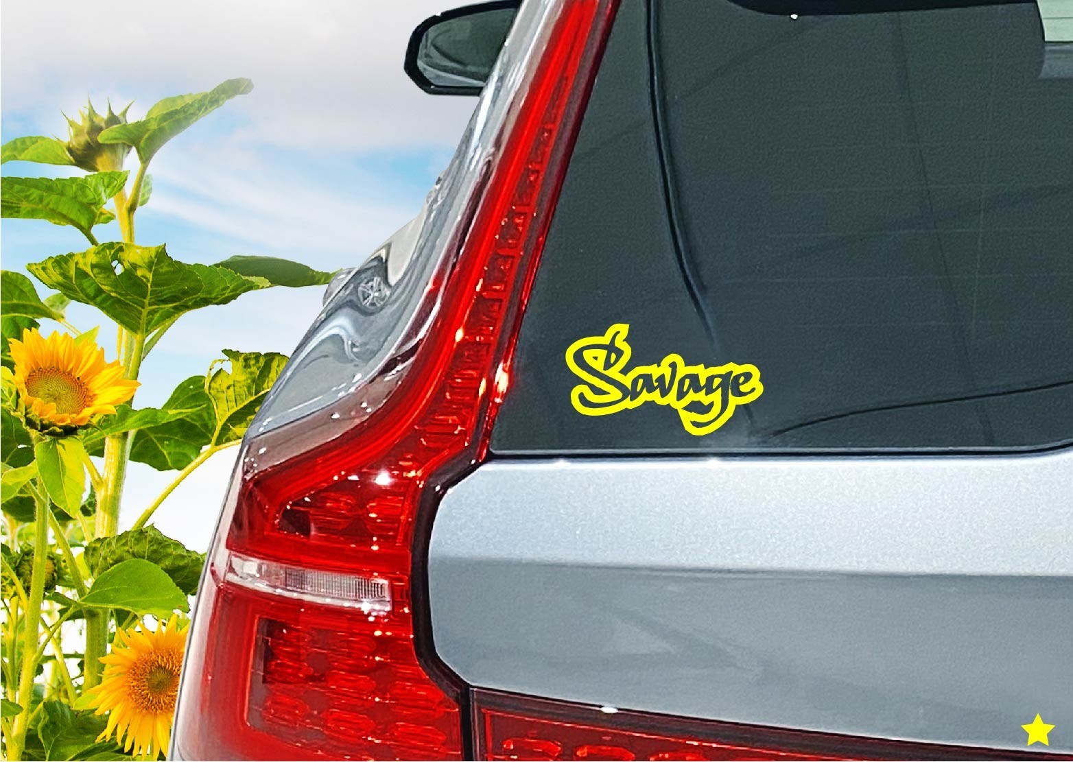 Savage Decal Vinyl Sticker Graffiti Attitude Own Independent Brutal Honesty Hood