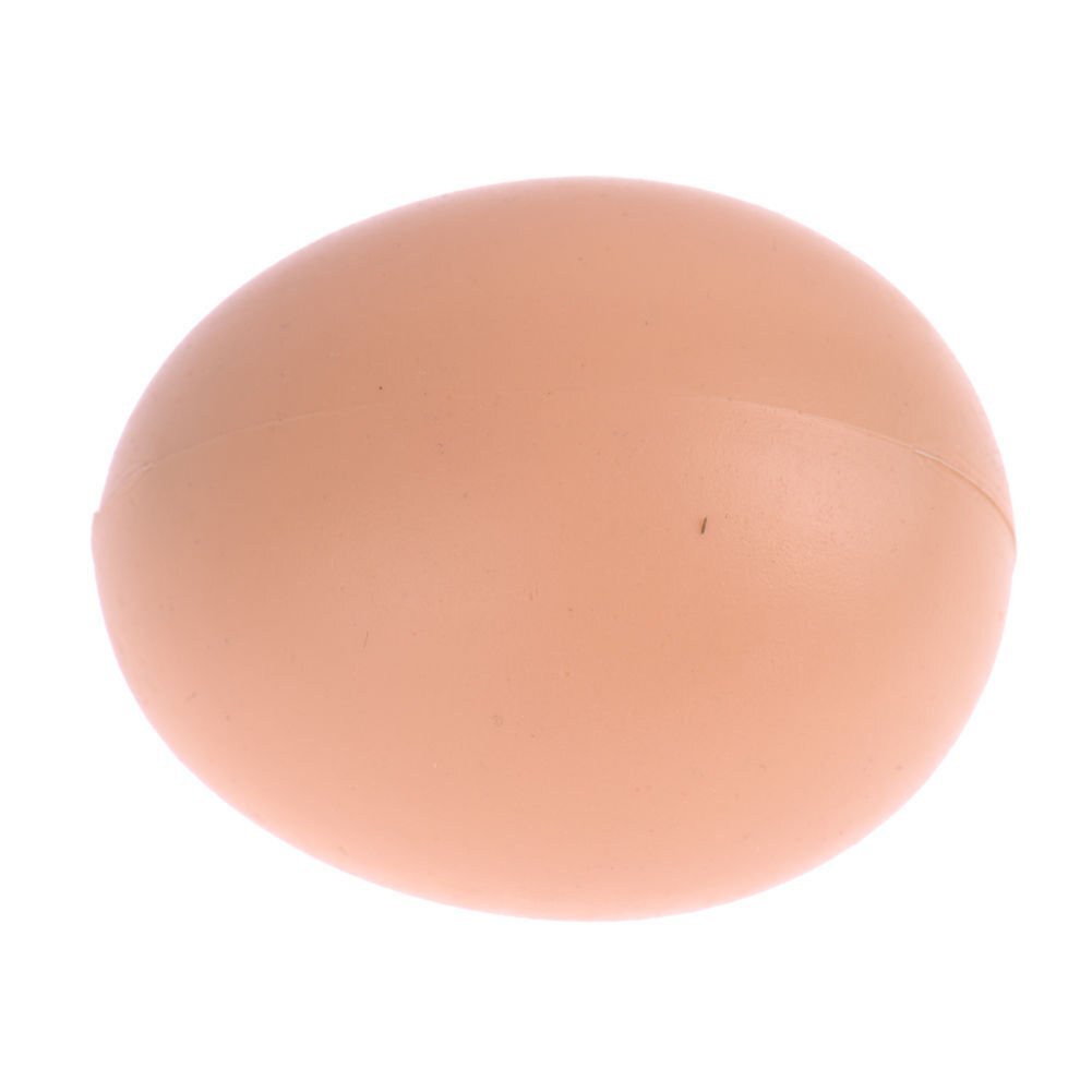 30× Liftlike Chicken Egg Plastic Fake Eggs 2″ Fake Dummy Egg Hen Joke Prank US