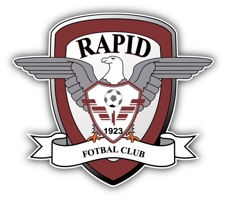 Rapid Bucuresti FC Romania Soccer Football Car Bumper Sticker Decal 5” x 5”
