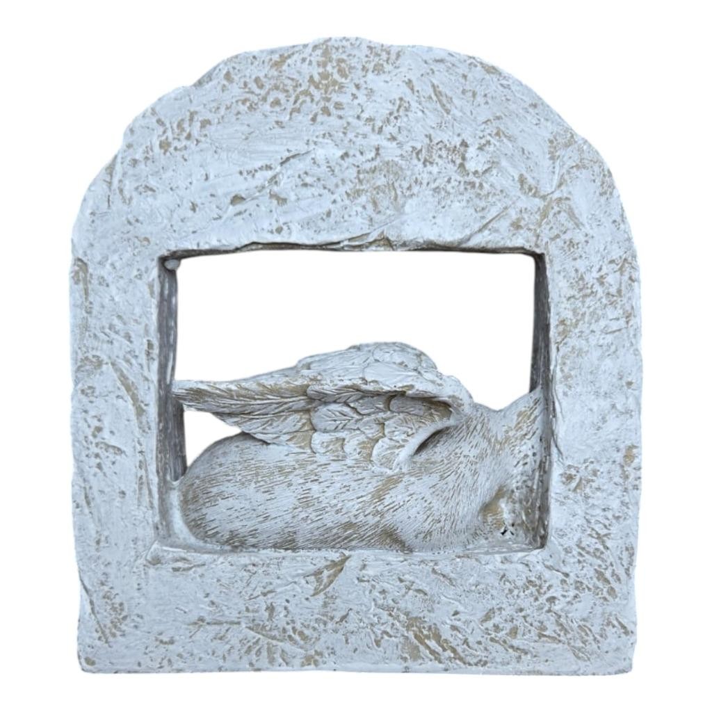 Pet Memorial Plaque 17cm Dog Cat Grave Marker Garden Stone Tribute Gift