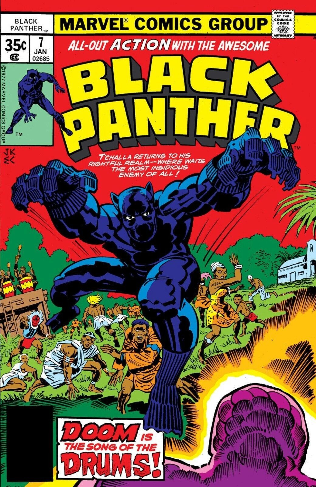 BLACK PANTHER #7 COMIC BOOK COVER Poster print 11″x17″ inches home wall decor