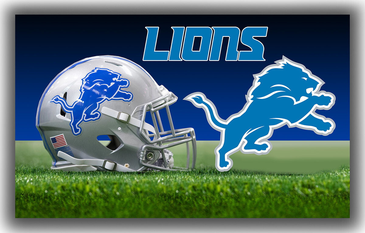 Custom Flag Football Team Memorable Flag 90x150cm 3x5ft Lions Helmet Best Banner