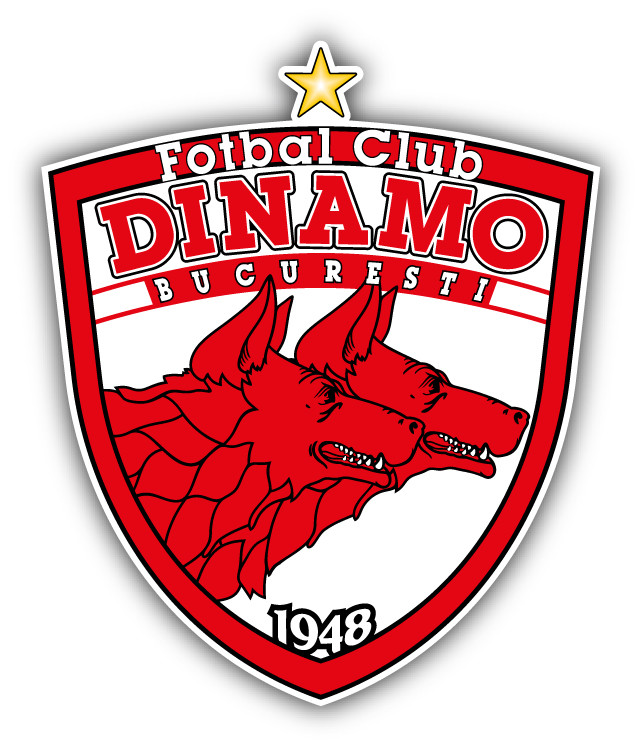 FC Dinamo Bucuresti Romania Soccer Football Car Bumper Sticker Decal 4” x 5”