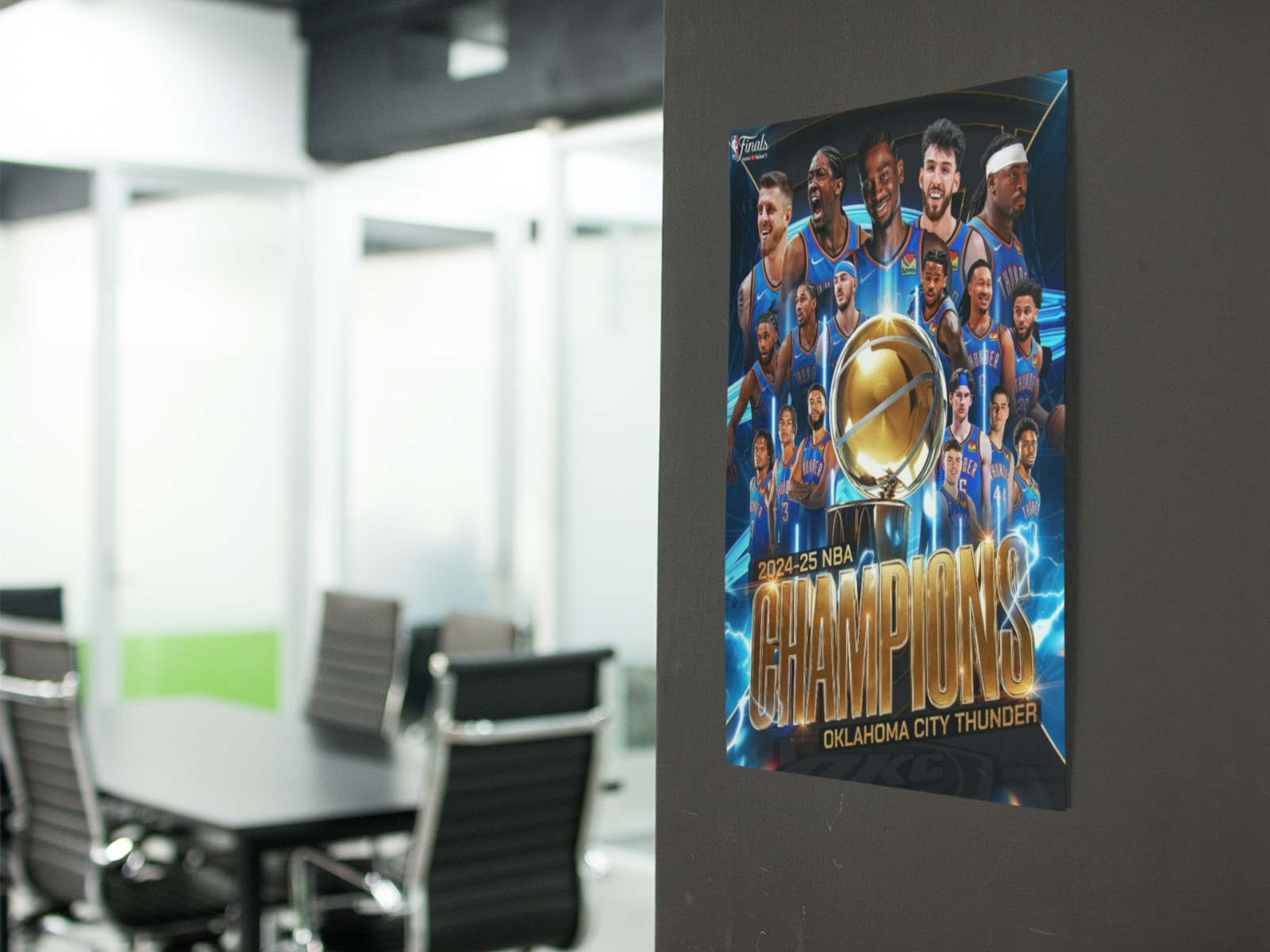 Basketball Champion Wall Vinyl Decal Graphic Poster Print Removable Adhesive