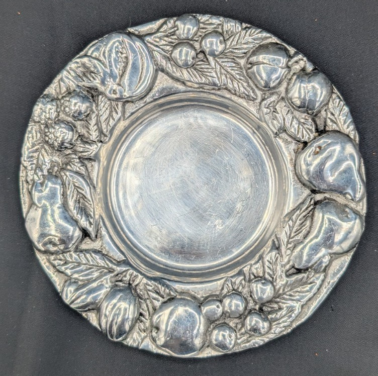 Cast Aluminum serving tray 7 1/4 wide