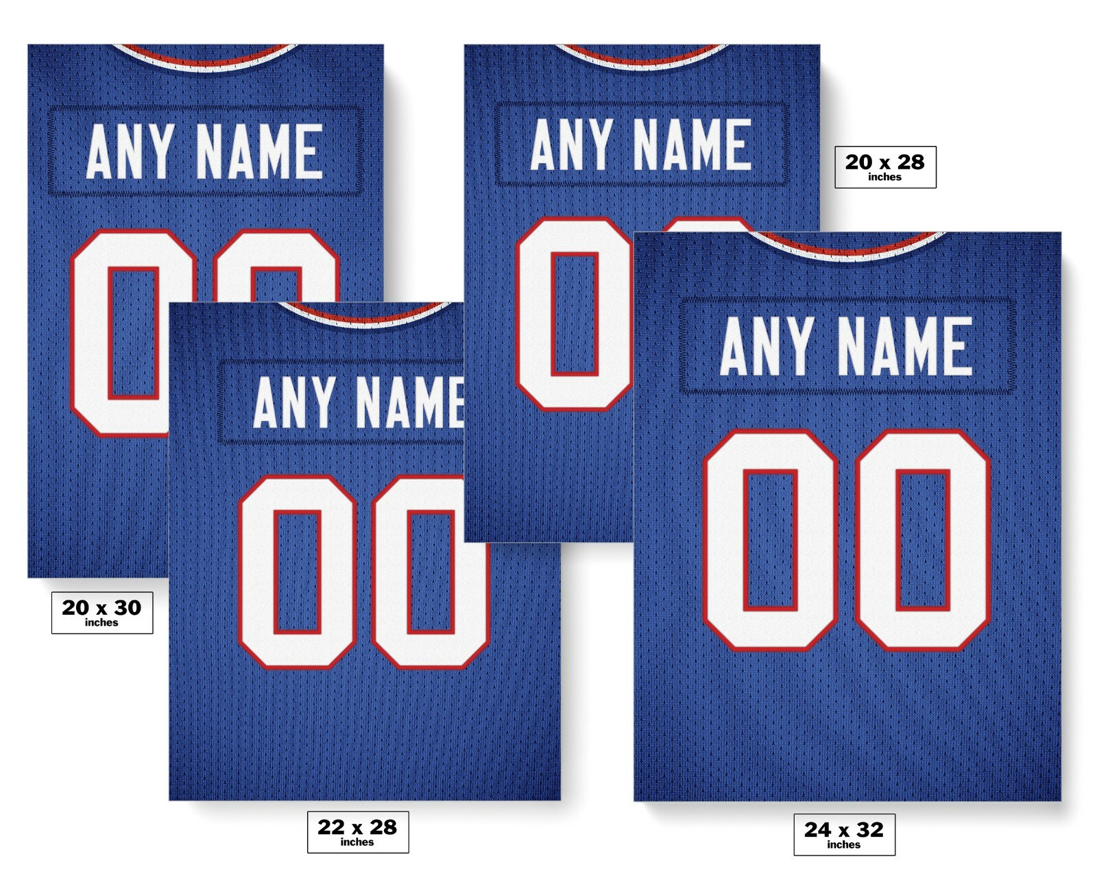Buffalo Bills Football Jersey Print – Personalized Any NAME & NUMBER