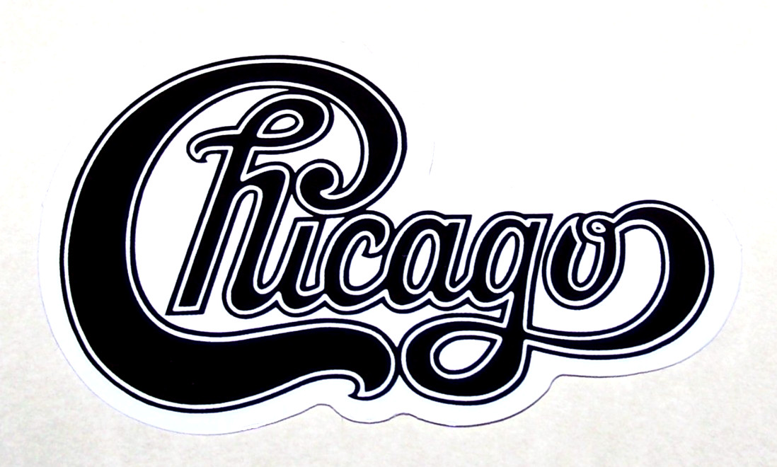 CHICAGO Logo Cut Sticker Decal Band Music Rock Peter Cetera – Chicago