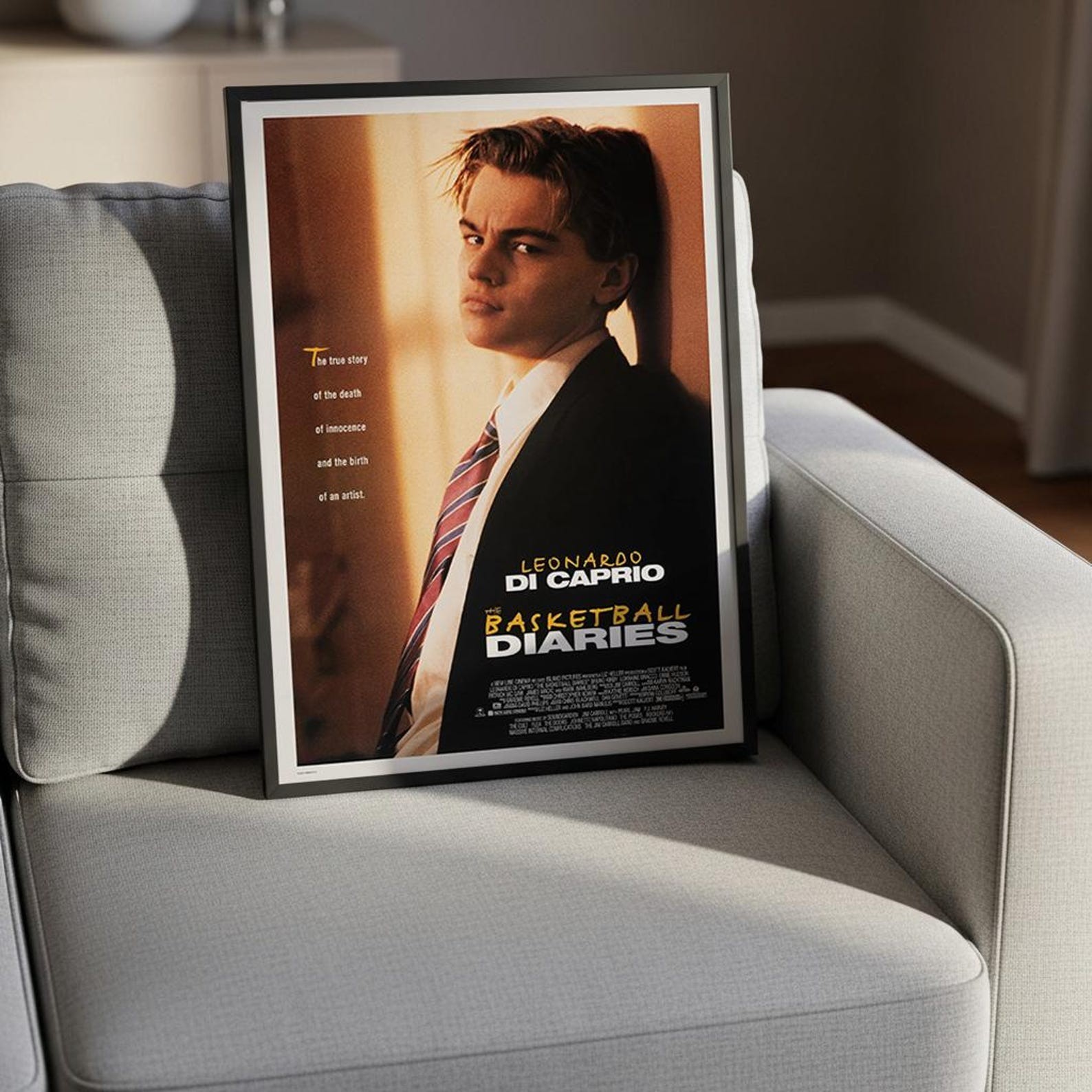 The Basketball Diaries 1995 Movie Poster Leonardo DiCaprio Film – Unframed