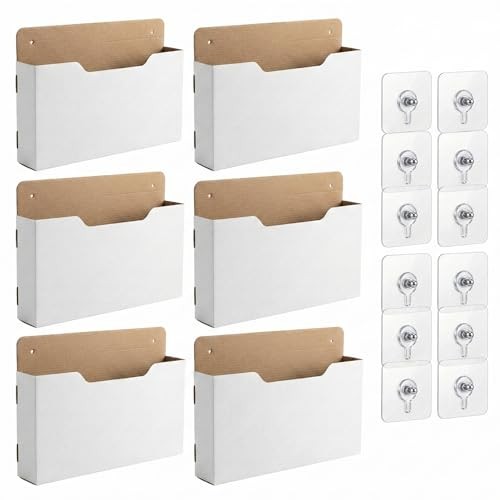 Pack Wall Mount File Holder, Mail File Organizer, Mail Paper Orgnization 6