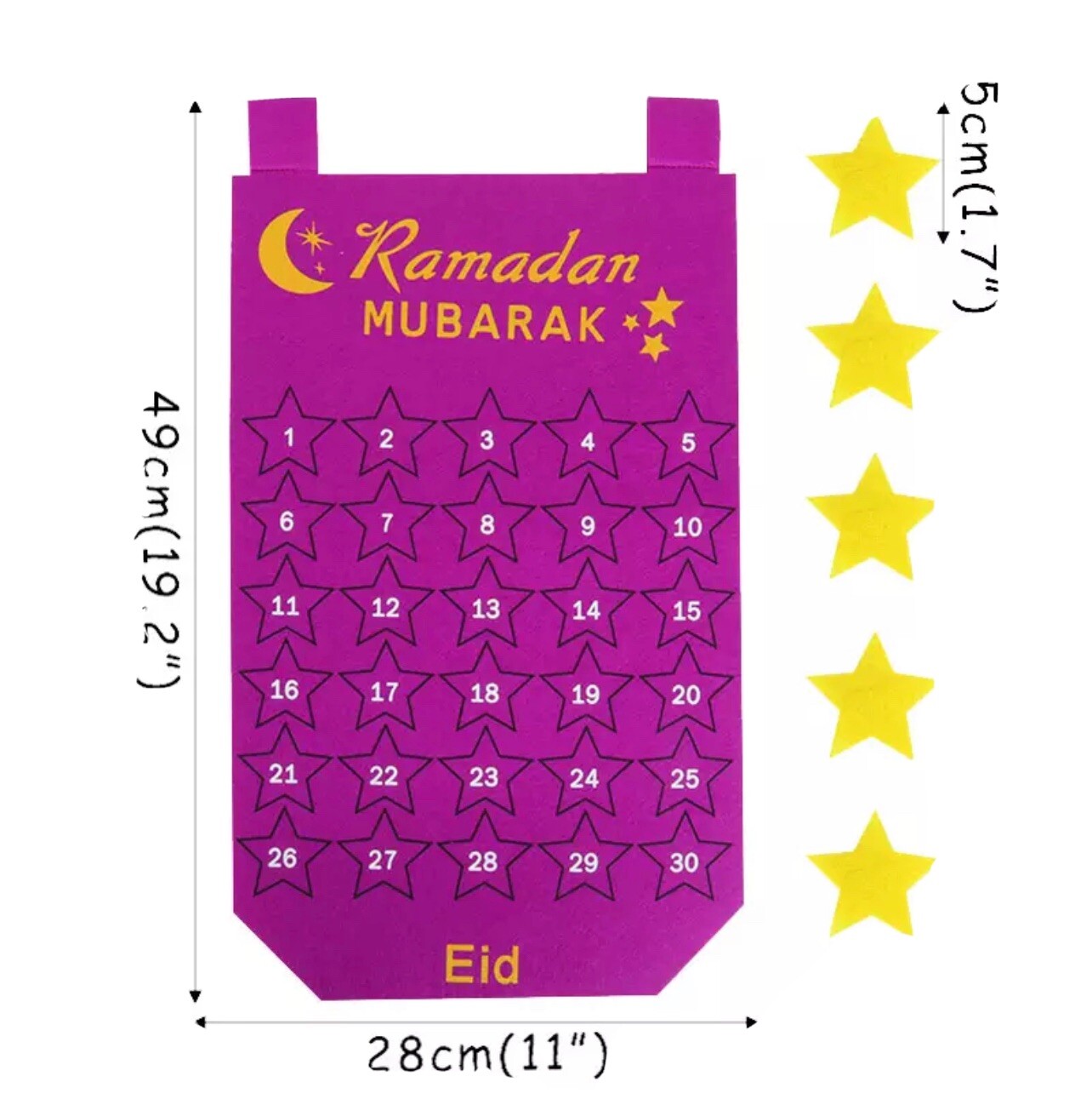 Ramadan Mubarak 30days Advent Calendar for kids