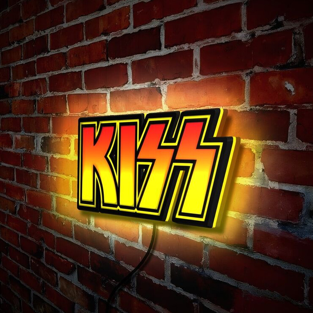 Kiss Topper Logo Led Lightbox Pinball Arcade Decor for Kiss Pinball Machine