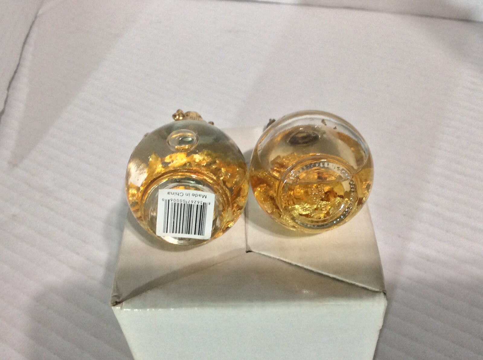 2 Genuine 1 Oz. Miner’s Assay Bottle Gold Flakes Pirate’s Booty Skull & Buffalo