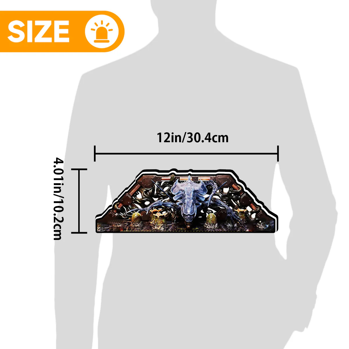 Alien Queen Pinball Topper for Brothers Pinball Machine 3D Printed LED Lightbox