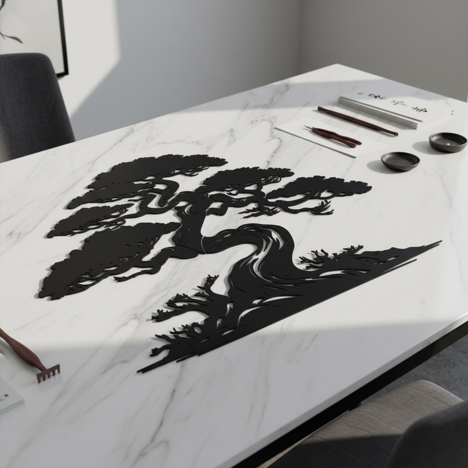 Bonsai Tree Metal Wall Art, Oversized Tree Metal Wall Art, Tree of Life Wall
