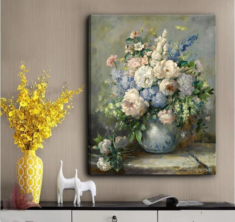 Elegant Spring Bouquet Canvas Print – Renoir 12×16 Floral Art for All Occasions