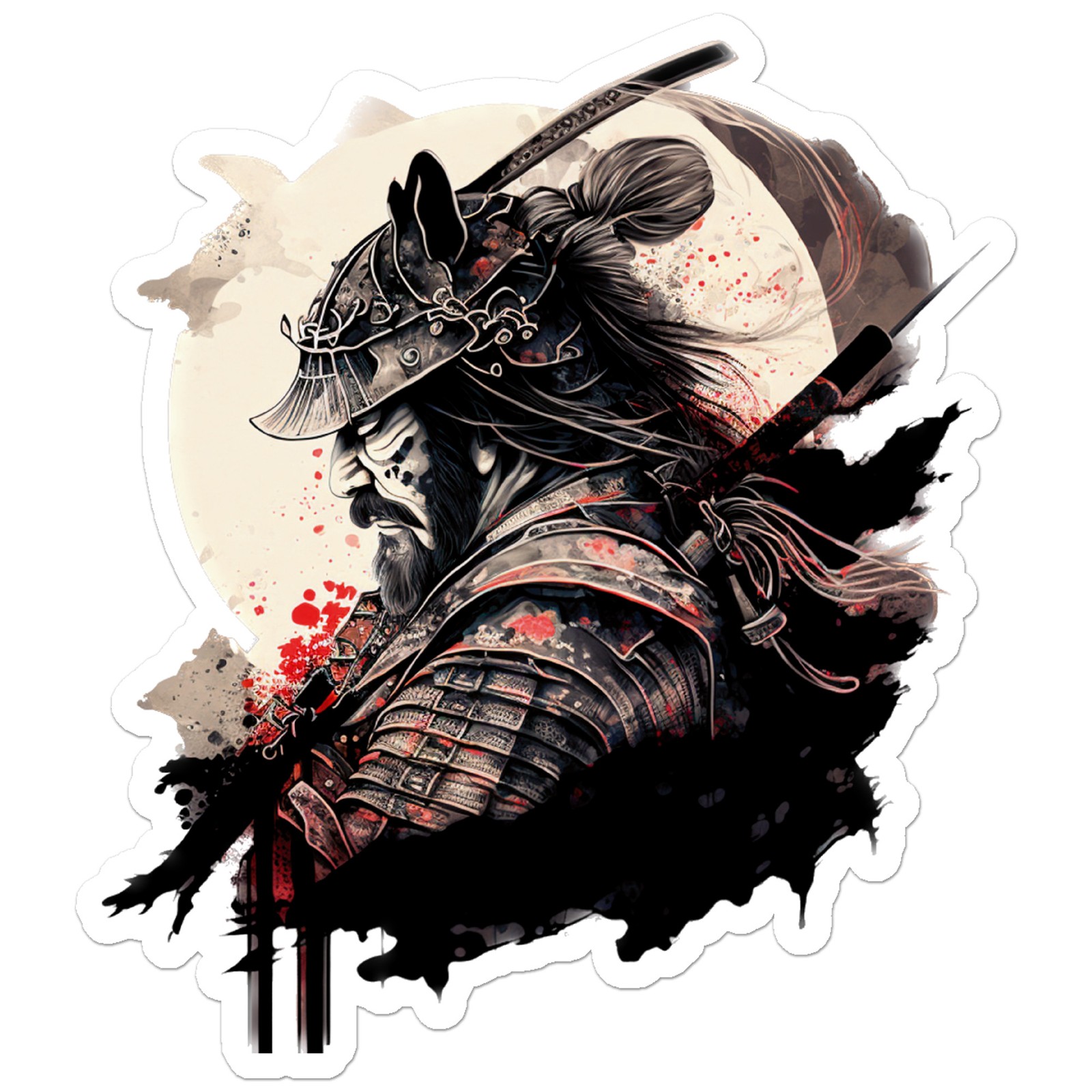 Samurai Japan Warrior – Vinyl Decal Sticker – Car Window Laptop – ebn12572