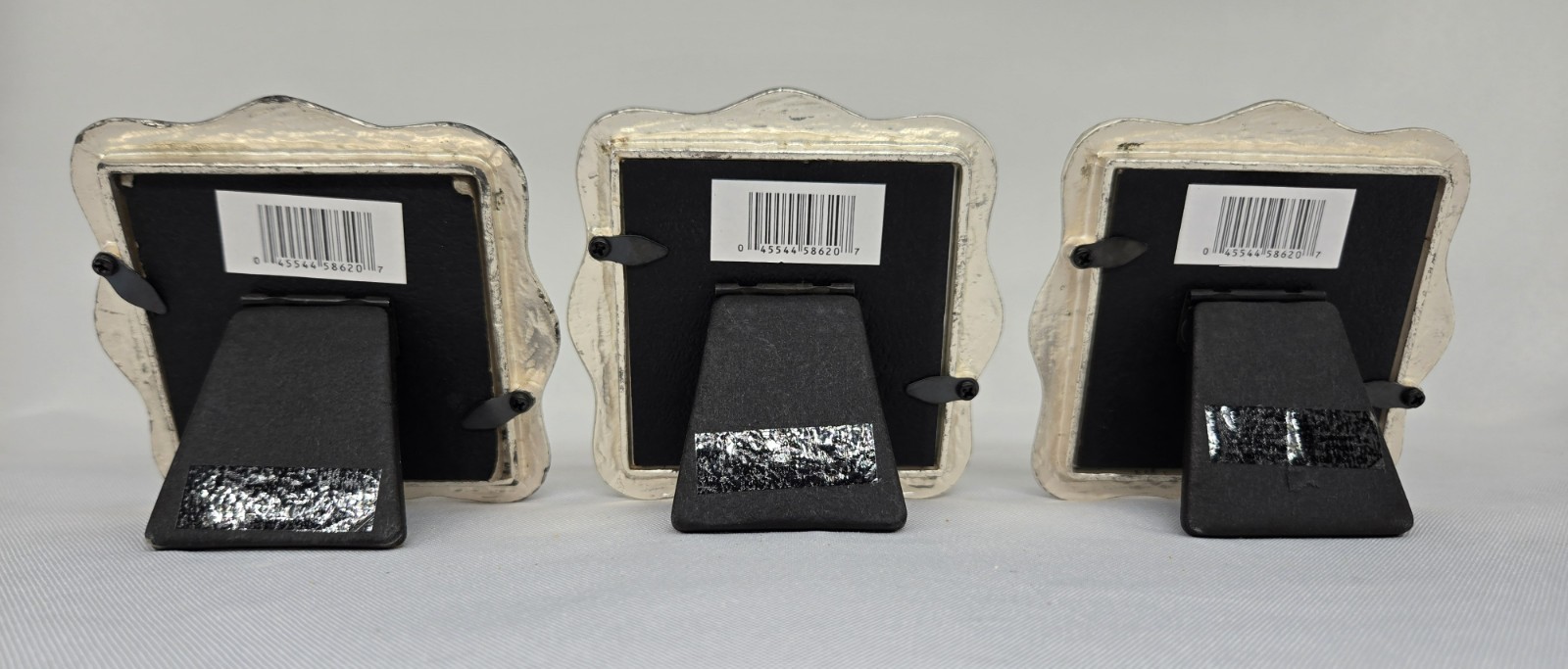 Lot of 3 Enesco Kim Anderson’s Pretty as a Picture square metal frames, w/boxes