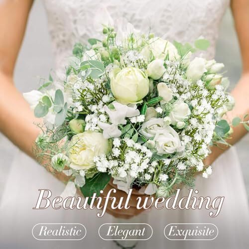 MAQIAHN 6 Baby Breath Artificial Flowers – Babies Breath Flowers Length-20″
