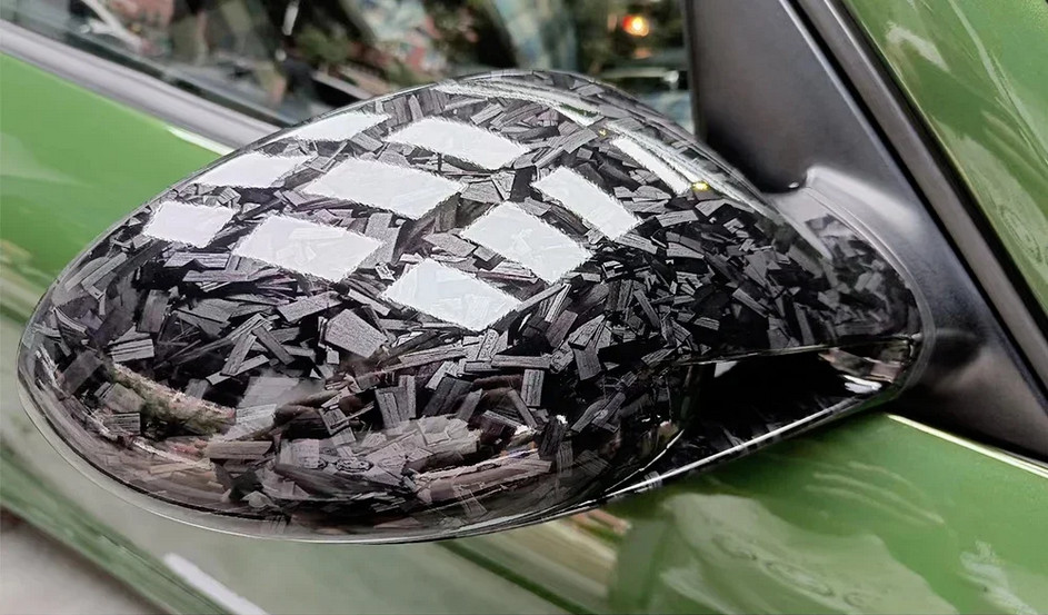 Forged Carbon Fiber Vinyl Wrap Auto Motorcycle Adhesive Film Air Bubble Free
