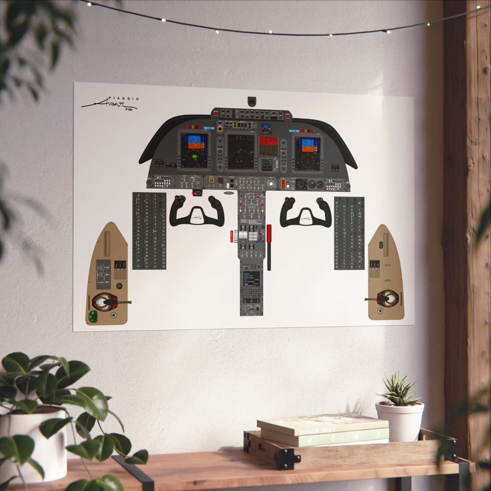 Piaggio Avanti II Cockpit Poster 24in x 36in