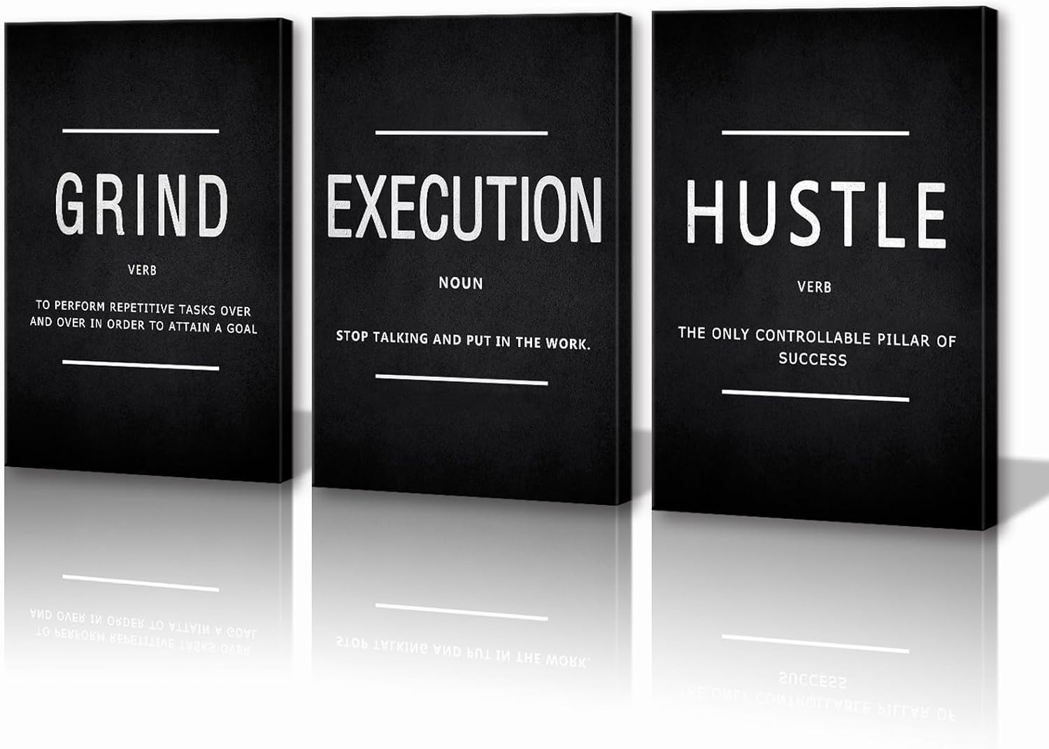 Inspirational Home Office Wall Decor – 16x24inchx3pcs
