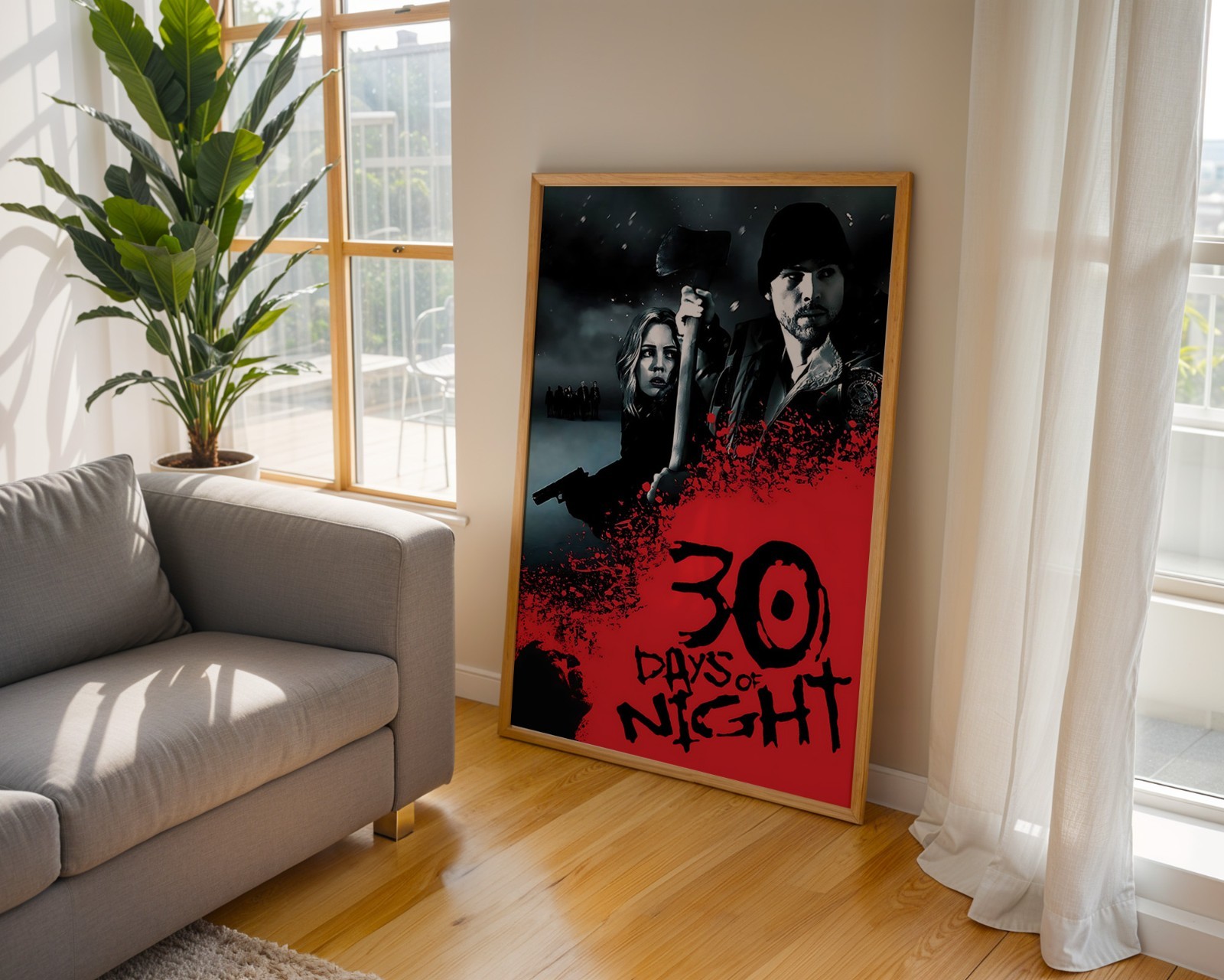 30 Days of Night (2007) Movie Poster Wall Art Print