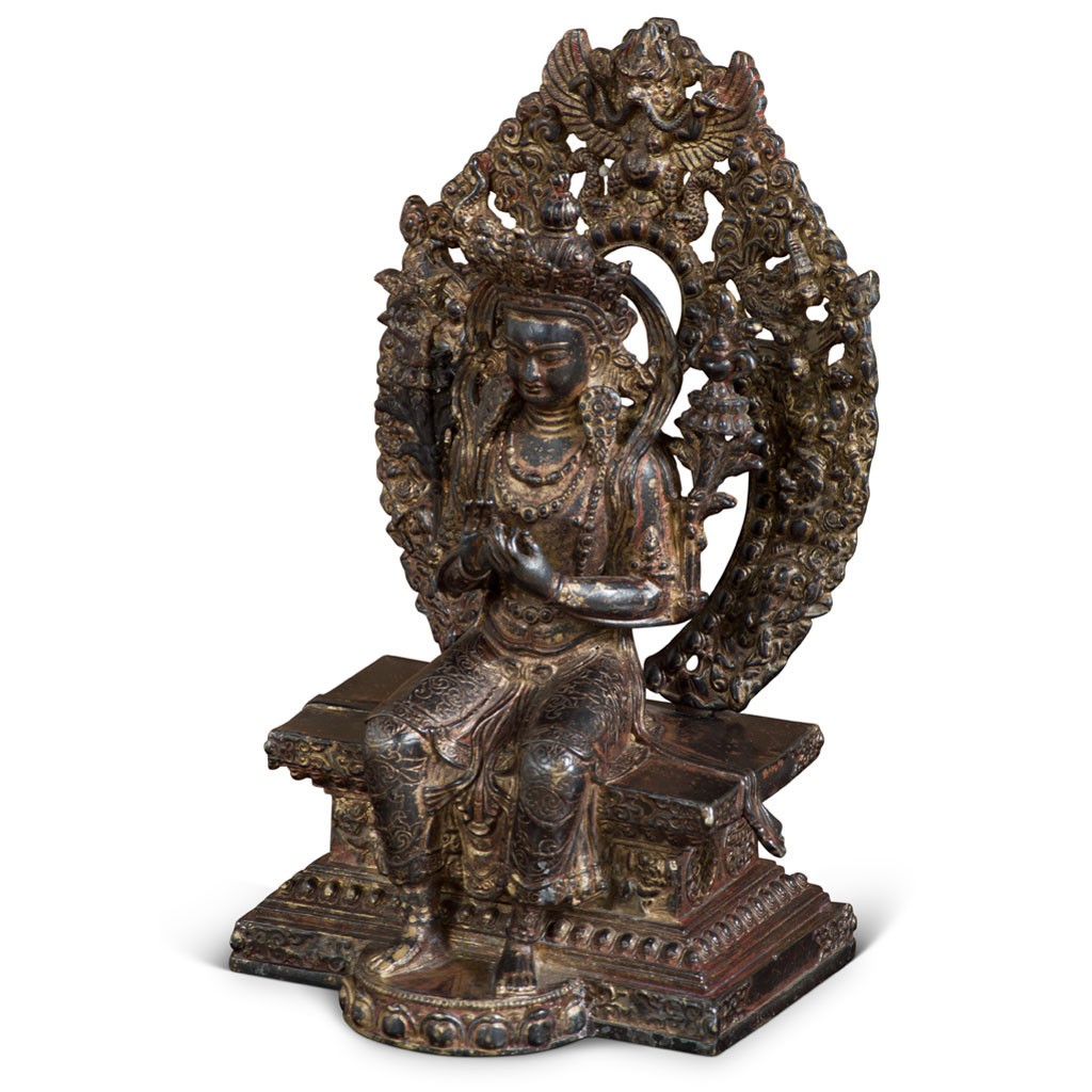 US Seller – Bronze Tibetan Maitreya Asian Statue