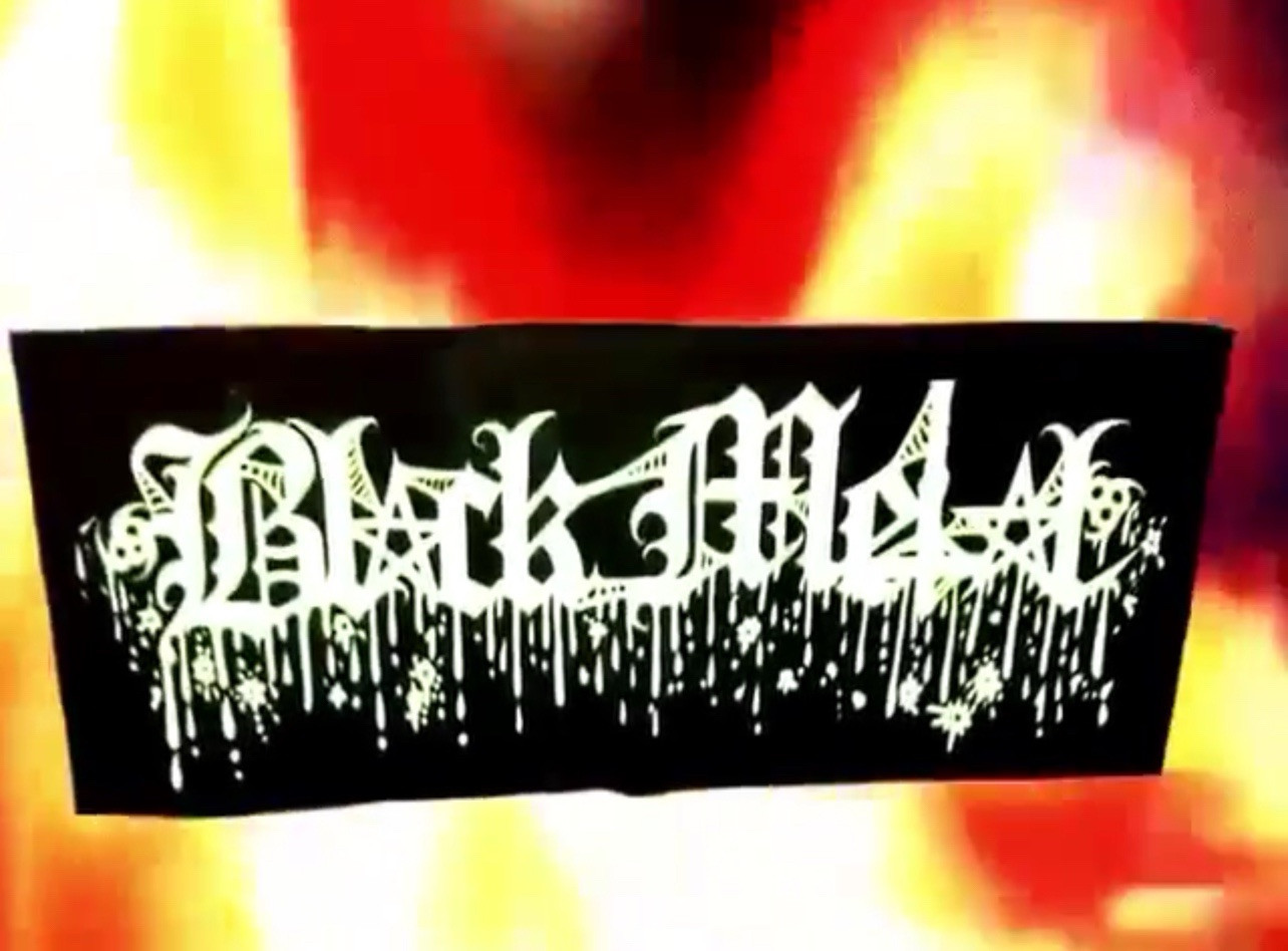 BLACK METAL logo sticker. Mayhem Dissection Tormentor Graveland